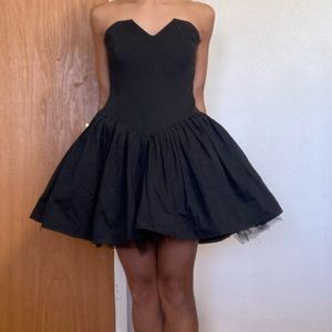 Vintage 80s tutu mini party dress laurence seger